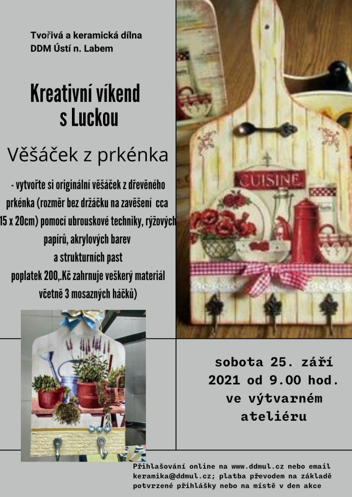 25.09.2021 - Kreativní víkend