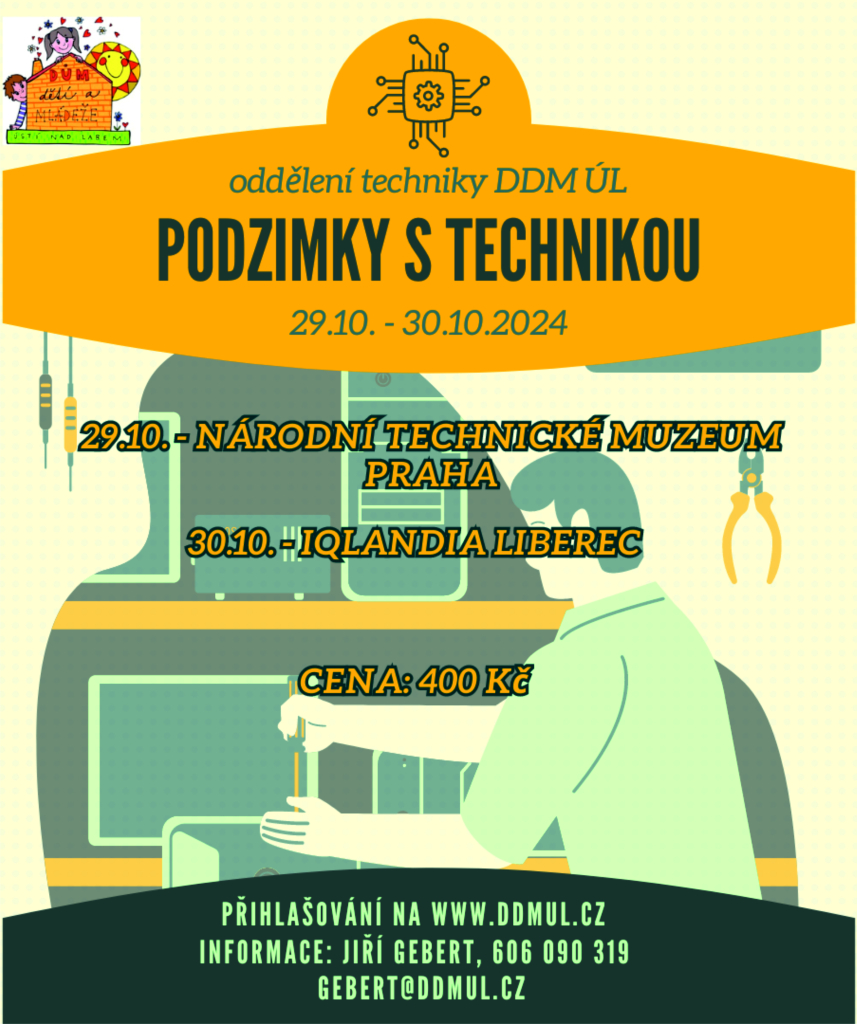 Podzimky s technikou - OBSAZENO, přijímáme náhradníky