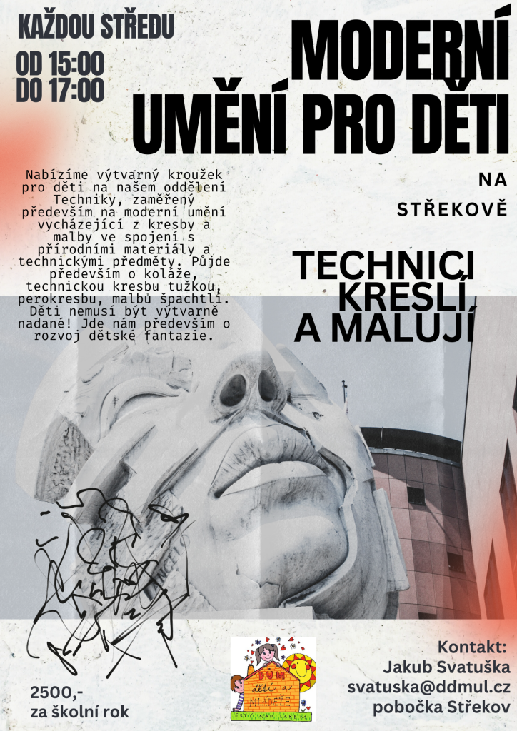 Technici kreslí a malují – moderní umění pro děti