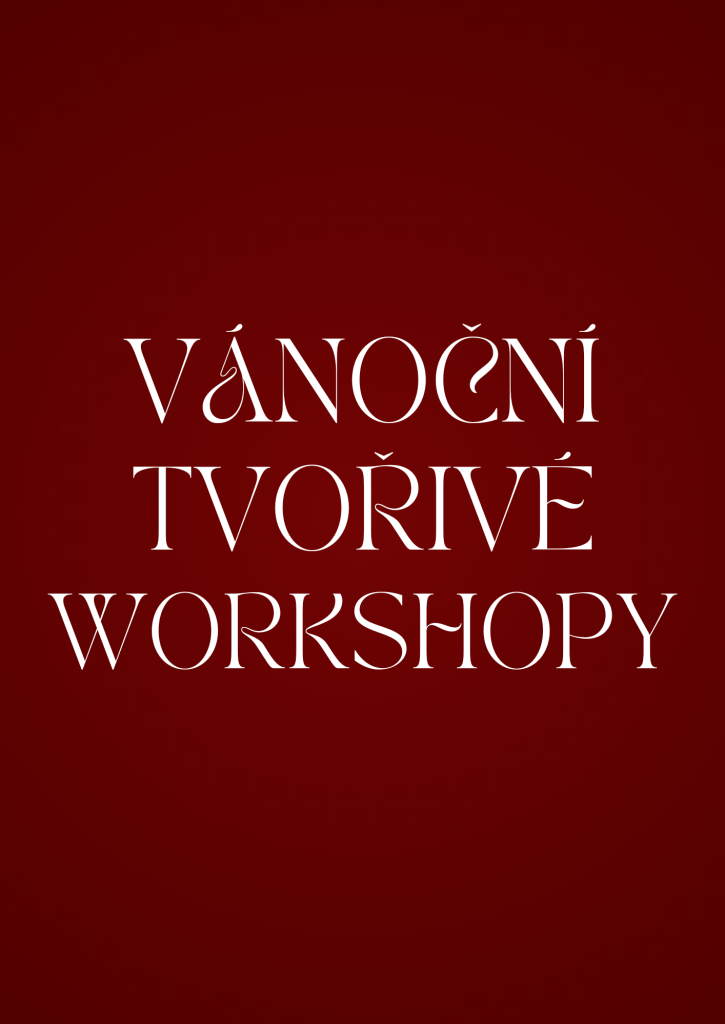 1. 12. 2024 Vánoční tvořivé workshopy