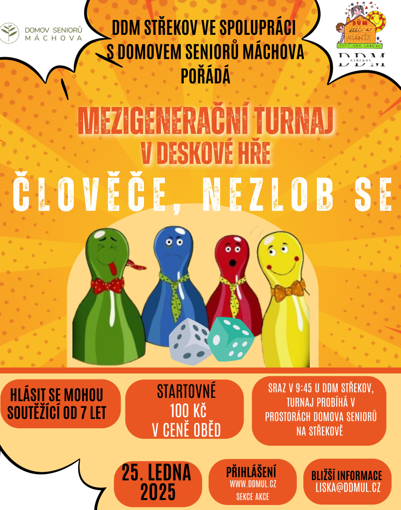 MEZIGENERAČNÍ TURNAJ V ČLOVĚČE, NEZLOB SE