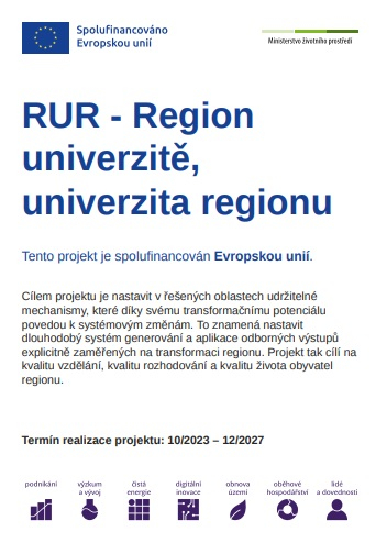 RUR – region univerzitě, univerzita regionu