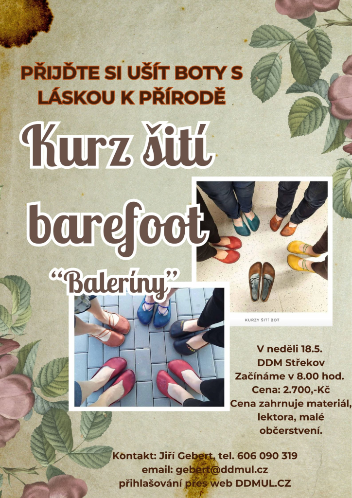 Kurz šití barefoot