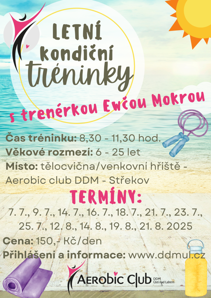 Letní kondiční tréninky s Ewčou Mokrou - SRPEN