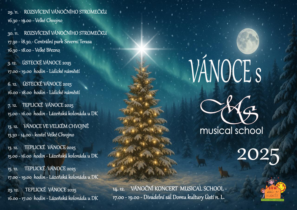MUSICAL SCHOOL - VÁNOCE 2025
