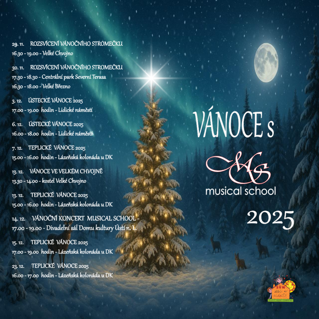 VÁNOCE S MUSICAL SCHOOL 2025