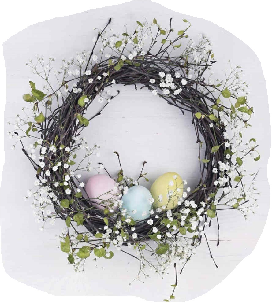 VELIKONOČNÍ KREATIVKY - Velikonoční věnec II.