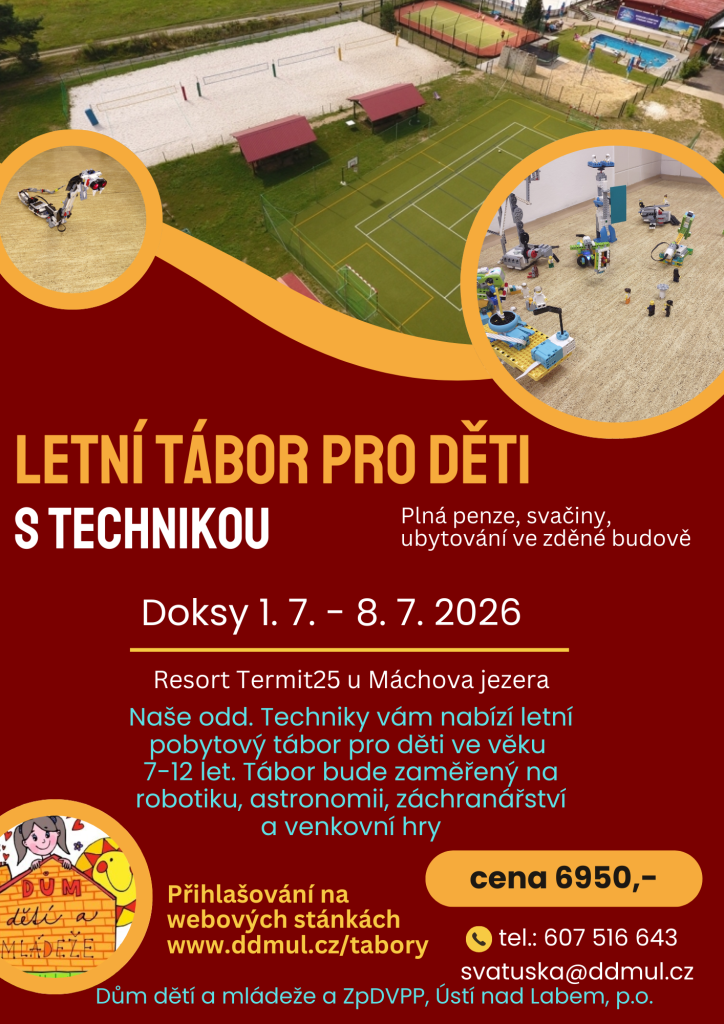 Letní tábor pro děti s Technikou 2026