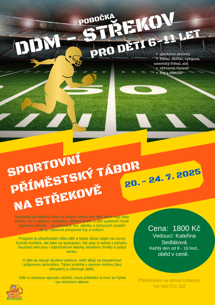Sportovní příměstský tábor na Střekově