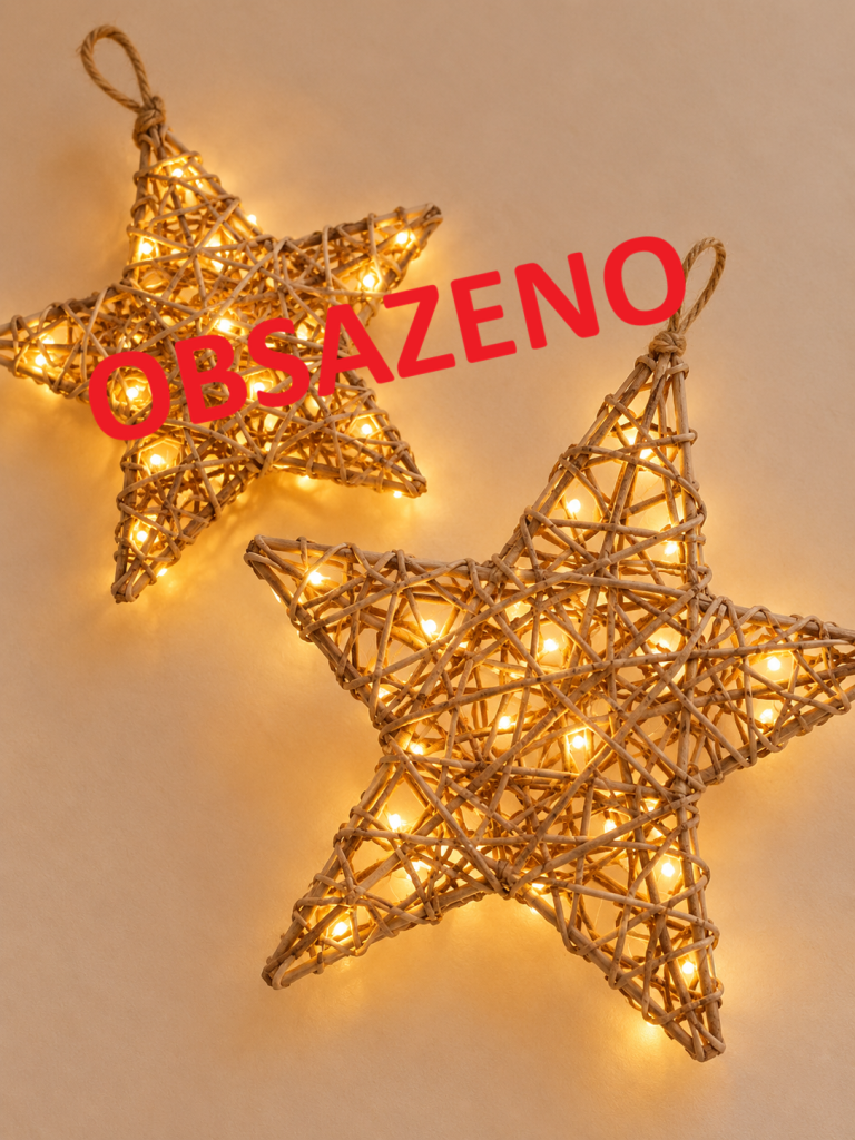 VÁNOČNÍ KREATIVKY - Svítící hvězda II.