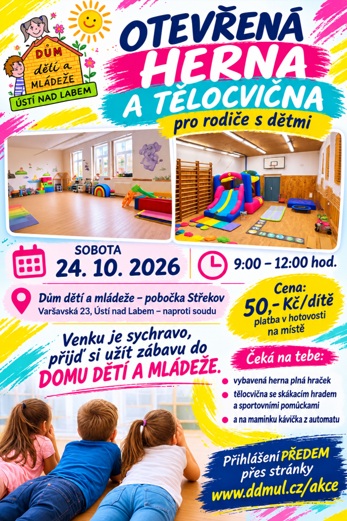 Sobotní otevřená herna a tělocvična