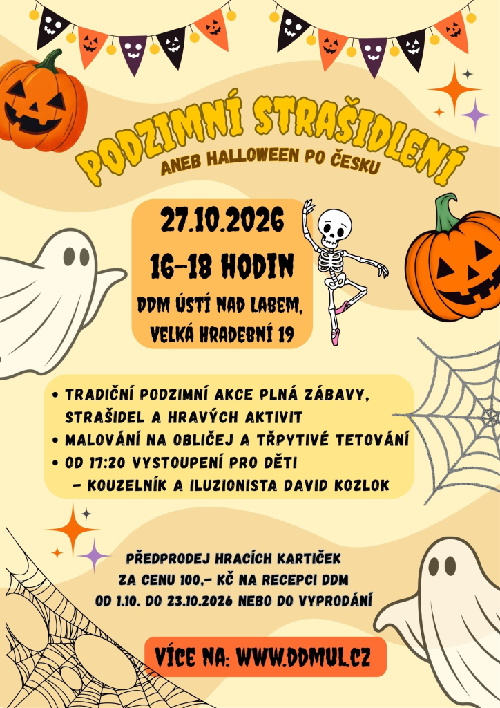 Podzimní strašidlení - VYPRODÁNO