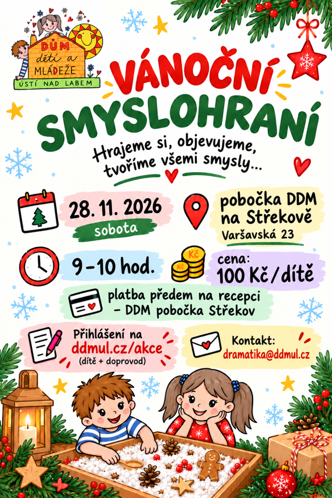 VÁNOČNÍ KREATIVKY - Vánoční smyslohraní pro R+D (do 4 let)