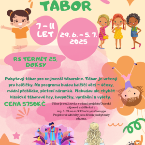 Letní pobytový HOLČIČÍ TÁBOR - obsazeno