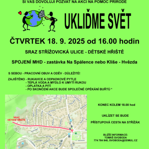 UKLIĎME SVĚT - PLAKÁT