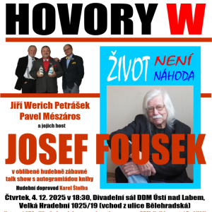 HOVORY W S JOSEFEM FOUSKEM + AUTOGRAMIÁDA
