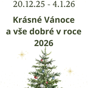 Provoz DDM o vánočních prázdninách