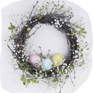 VELIKONOČNÍ KREATIVKY - Velikonoční věnec I.