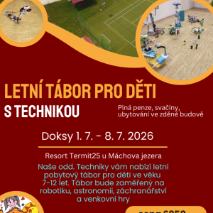 Letní tábor pro děti s Technikou 2026