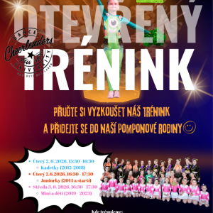 Otevřené tréninky roztleskávaček
