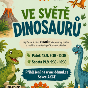 Ponorka.smysly - Ve světě dinosaurů 18.9.