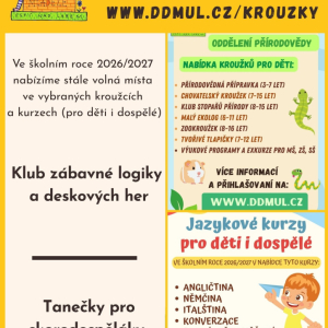 Nové kroužky a volná místa