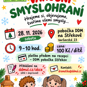 VÁNOČNÍ KREATIVKY - Vánoční smyslohraní pro R+D (do 4 let)