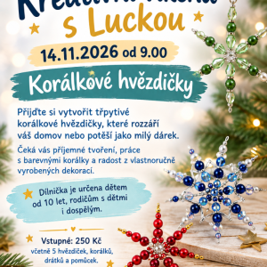 Kreativní víkend - korálkové hvězdičky